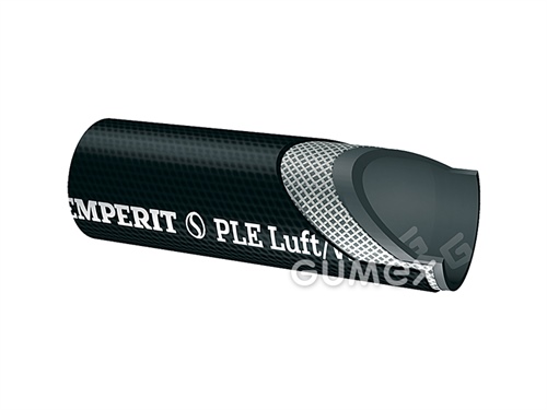 PLE-PL15, 10/17mm, 15bar, synthetische Gummi/synthetische Gummi, -35/+70°C, schwarz, 